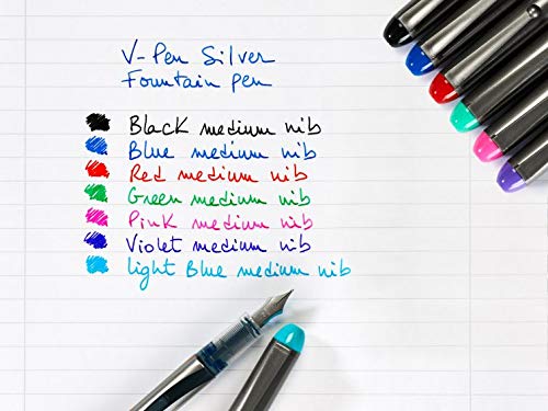 Image of Pilot V Fountain Pen - Medium Nib - (Black 3)