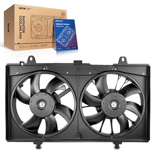 KAX Engine Radiator Cooling Fan, Compatible with 2007-2012 Sentra 2.0L, Replace # 620455, 21481ET000