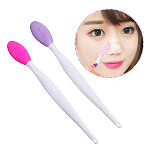 Balacoo Escova Esfoliante Labial De Silicone 3 Peças Escova Esfoliante Para Lábios Escova Esfoliante