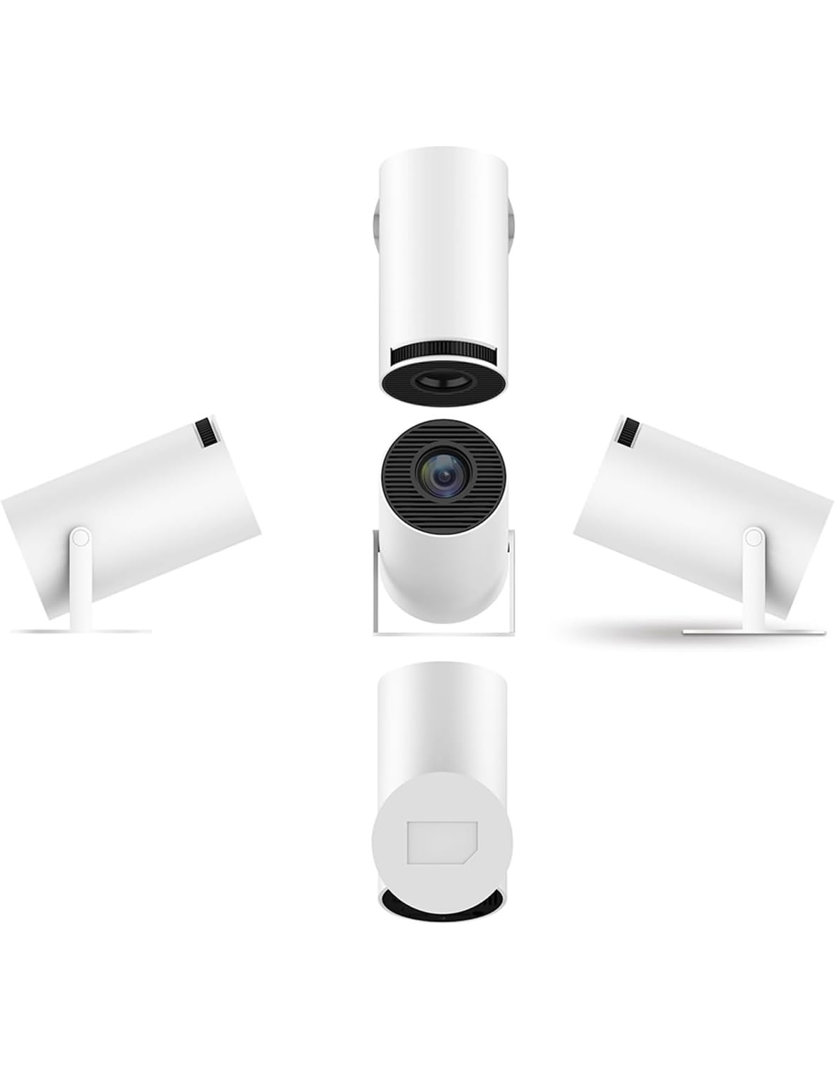 Mini projecteur Android 11 réglable à 180 degrés pour projeter vos vidéos au plafond