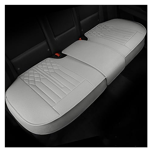Coussin de siège de voiture en cuir PU de luxe gris pour conducteur
