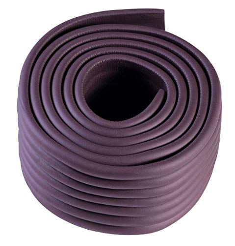 Protetor de Quina W em Tiras para Canto Parede Móveis Marrom Café