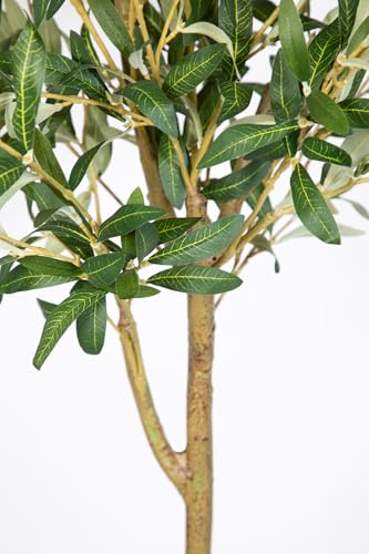 Kunstbaum Olivenkugelbaum im Topf 150 cm Künstliche Pflanze