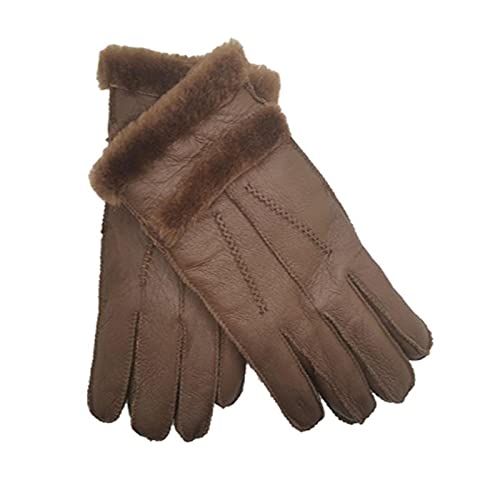 Gants hiver cuir hommes contre le froid pour travailler en extérieur