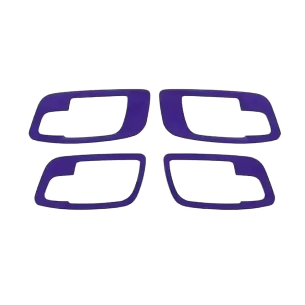 Car Inner Door Handle Bowl Decoration Cover Stickers for for Chrysler 300C 2011-2022 Interior Accessories Interior Trim Decal Decoration Accessories(Purple)