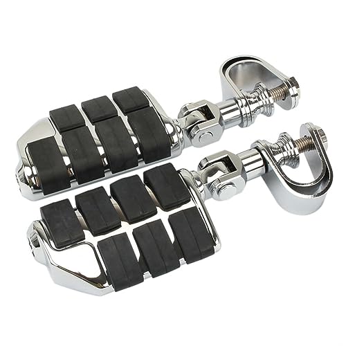 Repose-pieds pour Harley Sportster avec pinces de fixation ajustables