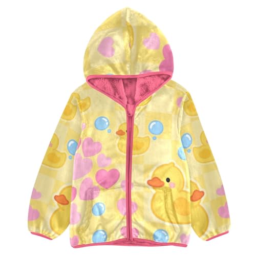 GuoChe Duck Big Girls Jackets With Sherpa Lining