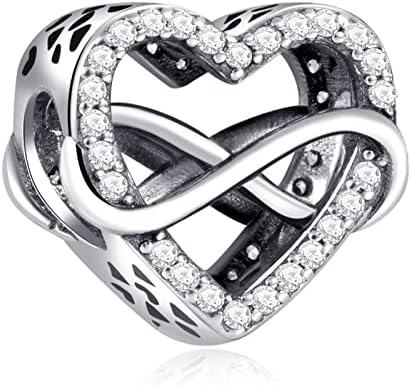 Annmors Charms Show Your Love to Your Lover Bead Charms in 925 Sterling Silver for Women's Bracelets & Necklaces Dangle Pendant for Christmas Halloween Valentine's Day Birthday