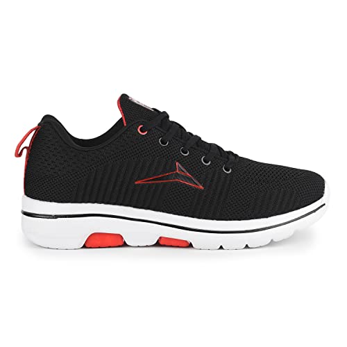 Image of JQR Line-BLK-RED Sports, Running,Walking, Gym, Training Shoes for Men|Stylish, Breathable,Lightweight,Comfortable