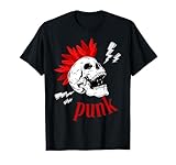 Skull Punk, ce t-shirt de style punk britannique dispose d'un personnage illustré audacieux avec une coiffure mohawk classique et un look vintage d'inspiration punk. Conçu pour les fans de mode alternative et d'art graphique, cette chemise est parfaite pour une tenue décontractée.