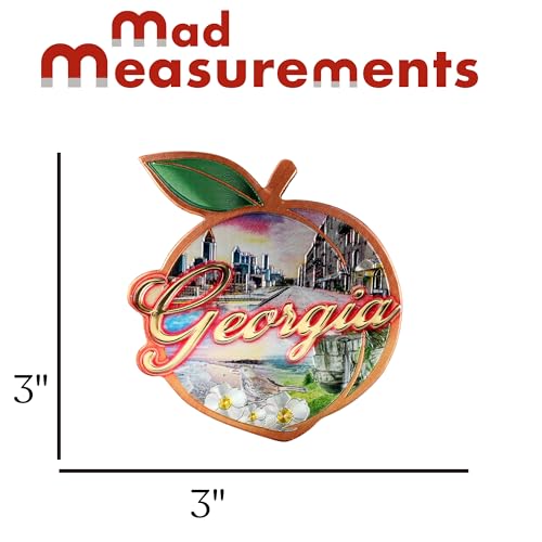 Imán decorativo durazno tamaño 3x3 pulgadas miniatura 2