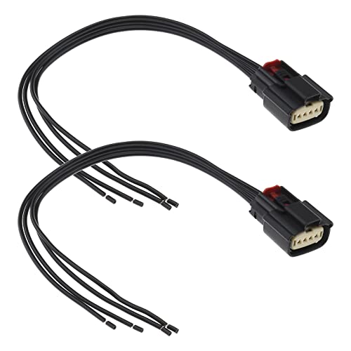 Lot de 2pcs Faisceau de Câblage Connecteur de Feu Arrière de Voiture Compatible avec Astra K MK7 2015-2022 18AWG 30cm Câble de Réparation Pré-câblé pour Feu Arrière de Voiture