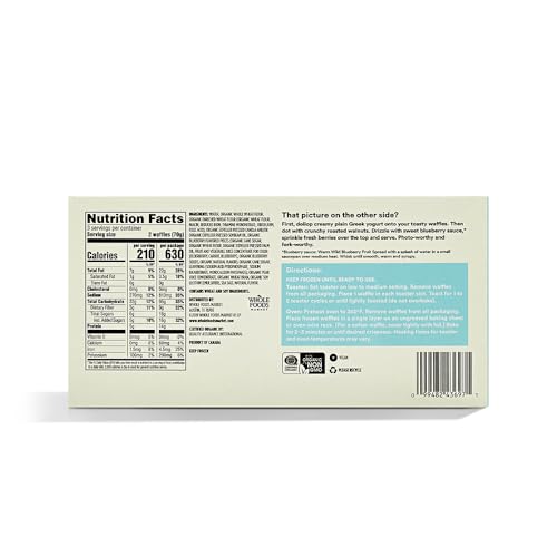 365 By Whole Foods Market 0099482436971 Waffles Blueberry Organic thumb #1
