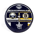 2010 Stanley Cup Playoffs Eastern Quarterfinals Sabres vs Bruins Hockey Puck - Hockey Cards