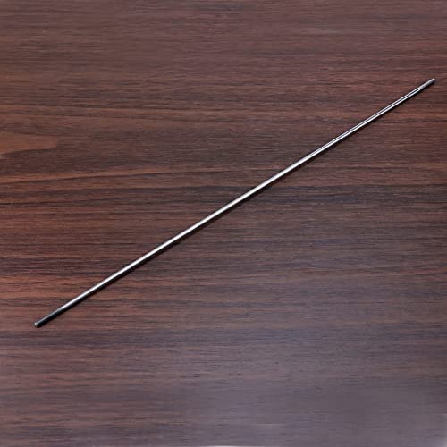 Crapyt Silver M2 Pushrod Linkage Rods 304 Stainless Steel for RC Airplane,Boat,Helicopter Round Shaft 5 PCS Replacement 200×2mm/7.87\"×0.08\"(L×D)