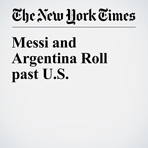 Messi and Argentina Roll past US cover art