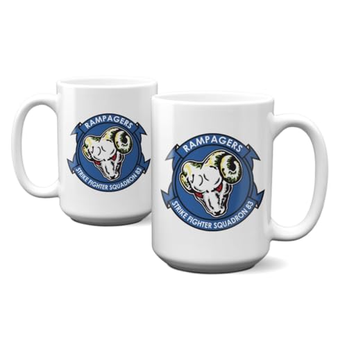 Taza Strike Fighter Squadron VFA-83 Rampagers 15 oz miniatura 2