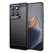 Produktbild Wookfiss Hülle für Motorola Moto Edge 60 Fusion/Edge 60 5G/ Edge 60 Pro, Weiche Kohlefaser Design Handyhülle Silikon TPU Flexible Stoßfeste Kratzfest Schutzhülle, Schwarz
