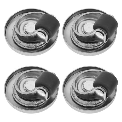 Beaupretty �Ƌ�p�S���y�[�X�g�L���X�^�[�z�C�[��4�Z�b�g 360�x��]�\�ȔS�����~�j�z�C�[�� �R���p�N�g�݌v�Ɠd �f�X�N�`�F�A�̈ړ��ɓK