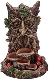 Nemesis Now Wisest Dryad Tree Spirit Green Man Backflow Incense Burner, Polyresin, Brown, One Size