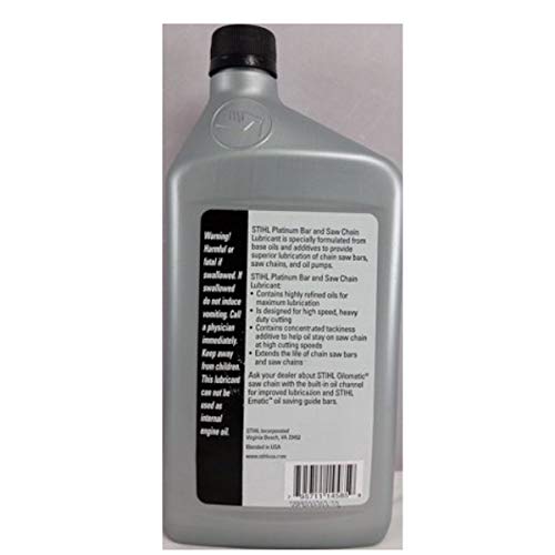 Stihl 0781 516 5003 Platinum Bar And Chain Lubricant, 1 Quart - Thumbnail 2