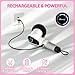 Dovety Electric Spin Scrubber, Cordless Cleaning Brush, Shower Scrubber with 8 Replaceable Brush Head, Power Cleaning Brush with Extension Handle, 2 Adjustable Speed, for Bathtub Grout Tile Floor