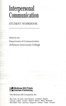 Paperback Interpersonal Communication Student Workbook Book