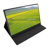 Przenośny Monitor 17,3 Cala 2,5K, Wyświetlacz IPS o Rozdzielczości 2560x1440P, Smukły i Lekki, Gama Kolorów SRGB, Regulowana Podstawa, Dwa Porty USB C, Interfejs HD, do