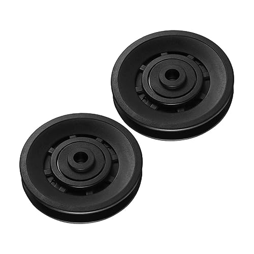 BESPORTBLE 2pcs Pulley Wheel for Gym Equipment Fitness Accessory for Cable Machines and Pulley Systems Durable Replacement Parts for Home Gym Workouts