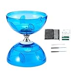 Chinesischer Yo-Yo-Ball – tragbarer Lernball mit Doppelkopf und Netztasche und Stöcken – chinesisches Yo-Yo-Set – für Reisen, Studium zu Hause, Halloween-Urlaub, Innen- und Außenbereich, Weihnachten