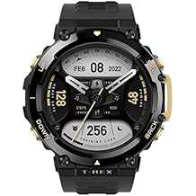 Amazfit T-Rex 2 Rugged Smart Watch, Military Certified, GPS, 24-Day Battery Life, Heart Rate, VO2, SPO2 Monitoring, Pacer, Altitude, 10 ATM Water-Resistant, Sleep Monitoring Green