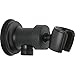 Delta Faucet U4985-BL-PK UniversalShoweringComponents Adjustable Wall Mount Elbow, Matte Black