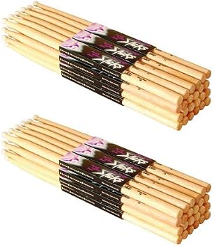 On-Stage Wood Tip Maple Wood 5A Drumsticks 24-Pairs