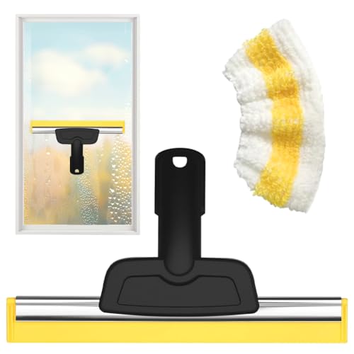 Embout de fenêtre pour Kärcher SC1, SC2, SC3, SC4, SC5, SC7, CTK10/20, accessoire de rechange avec chiffon en microfibre, nettoyage sans traces du verre, des...