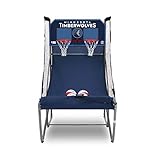 Pop-A-Shot - Home Dual Shot with Minnesota Timberwolves NBA Graphics l Sensor Scoring l 16 Game Modes l 7 Balls l Foldable Storage l for All NBA Fans