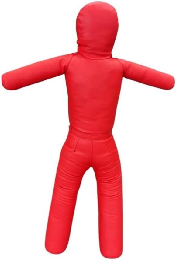 Fighting Training Dummy Martial Arts Unfilled Multiuse Brazilian Jiu Dummy PU Leather for Taekwondo, Training Equipment