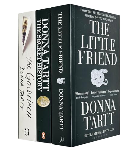 Donna Tartt Collection 3 Books Set (The Goldfinch, The Secret History, The Little Friend)