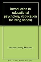 Introduction to educational psychology B0007DEAKQ Book Cover