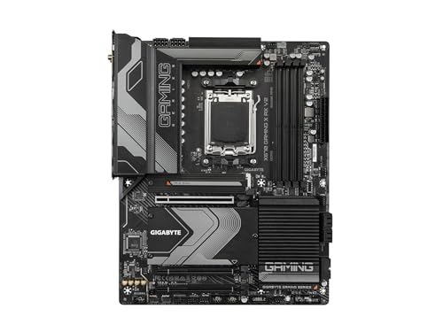 GIGABYTE X670 Gaming X AX V2 (AM5/LGA 1718/AMD/X670/ATX/5 anni di garanzia/DDR5/PCIe 4.0 M.2/PCIe 5.0/USB 3.2 Gen1x2 Type-C/Wi-Fi 6E/2.5GbE LAN/Q-Flash Plus/PCIe EZ-Latch/Mother). bordo) - Scheda madre - Immagine 1