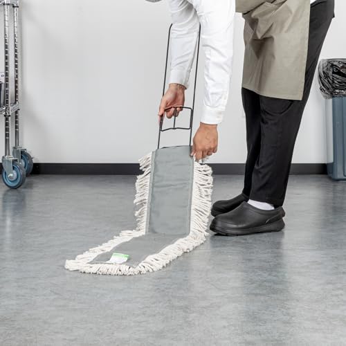 Restaurantware-MOP Frame ONLY: Clean Tek Professional 38.5 x 5 Inch Dust Mop Frame, 1 Snap-On Wire - Dust Cleaning Head and Handle Sold Separately, for Home Or Office, Iron Wire by Restaurantware - Image 5