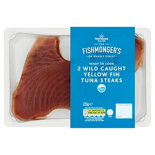Morrisons Yellow Fin Tuna Steaks 225g (Frozen)