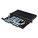 Fiber Optic Patch Panel, Rack Mount, 1 RU, Includes 2 SC Singlemode and 2 SC Multimode Adapter Plates, Includes Splice Trays, Up to 24 Fiber Capacity