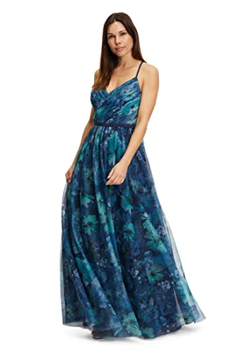 Vera Mont Vera Mont Damen 8526/4124 Kleid, Dunkelblau/Mint, 36