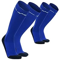 gipfelsport Kompressionssocken Blau (2 x Paar - Set) 39-41