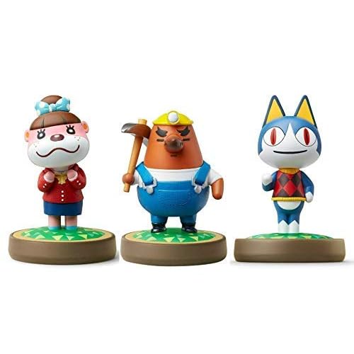 Lottie – Mr Resetti – Rover – (Animal Crossing Series) for Nintendo Switch – WiiU, 3DS 3 Pack (Bulk Packaging)