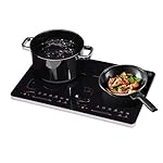 WMF Kult X Doppel- Induktionskochfeld 2 Platten, Kochplatte bis 28 cm, 2 Kochzonen, 8 Stufen, Topferkennung,Touch-Display, Glaskeramik, Timer-Funktion, 3500 W – Bild 4