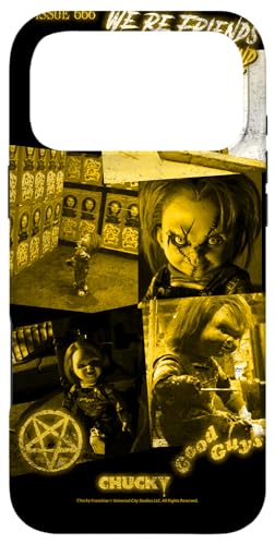 チャッキー Golden Horror Panels Retro スマホケース iPhone 17 Pro Max 用