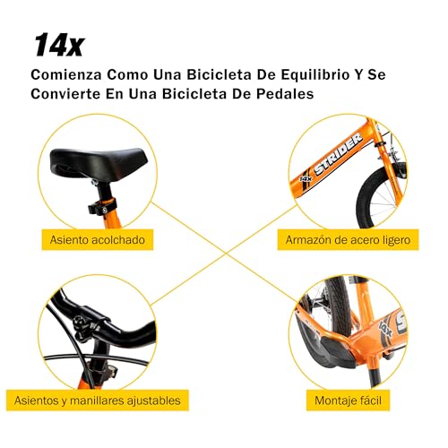 Bicicleta de equilibrio con neumáticos para todo uso y cómodo sillín acolchado 3
