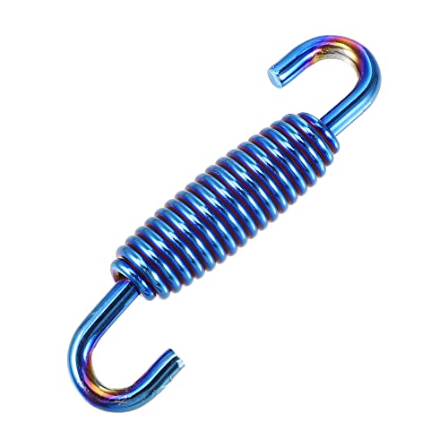 X AUTOHAUX 6 Pcs 55mm 2.17" Motorcycle Muffler Exhaust Pipe Spring Blue by X AUTOHAUX - Used condition - Image 5