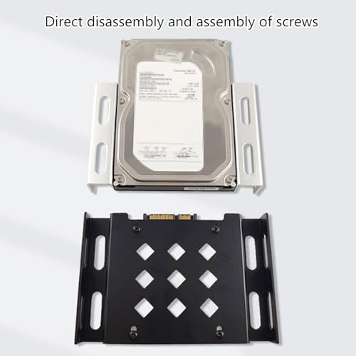 KASFDBMO Heavy Duty Internal Hard Drives Mounting Bracket For 2.5In 3.5In Hard Drives Bracket For Enhanced PC Performances - Image 8